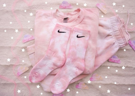 Baby pink tie dye joggers hotsell