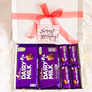 Cadbury&#39;s Chocolate Letterbox Gift Box | Gifts for Her | Hug In A Box | Gifts For Him | Birthday Chocolate Hamper Box | Congratulations Gift