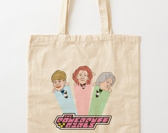 las supernenas aqui no hay quien viva ANHQV merch tote bag