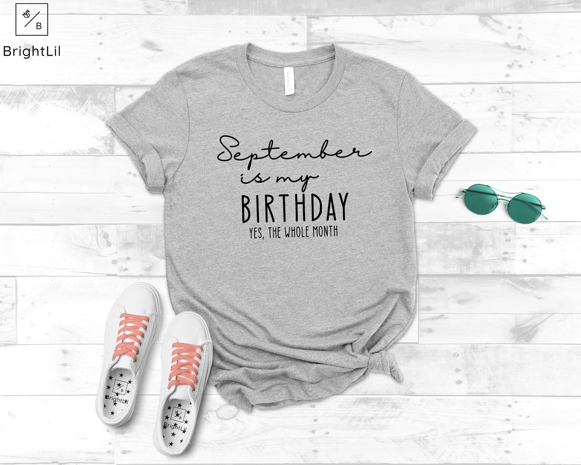 September is My Birthday Shirt Custom Birthday Shirt Funny | Etsy