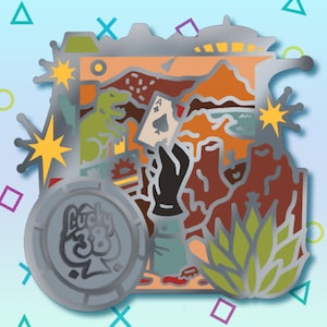 Fallout Mojave Wasteland 2.5in Pin