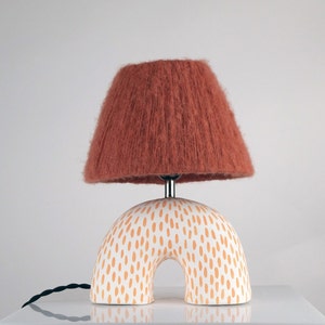 Handmade Orange Dash 'Me' Lamp, Table Lamp, Lighting, Designer Lamp, Unique Lamp, Statement Lamp, Bold, Colourful Light