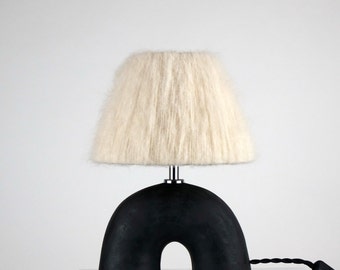 Matte Black ME Lamp, Customisable Lampshade