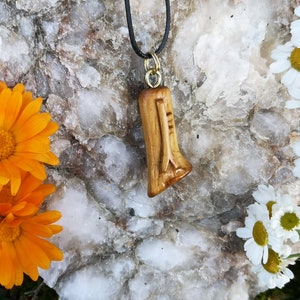 2# Celtic Ogham Necklaces Rowan. Unique and Lovingly Hand Carved For Pagans, Witches & Anyone Interested in Trees. Divination Runes.
