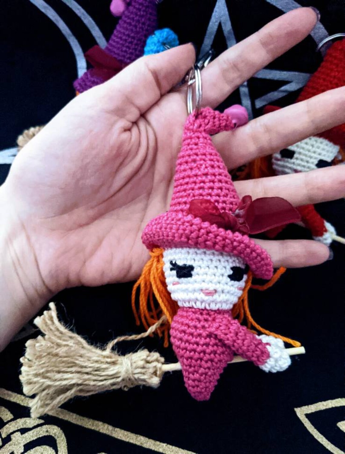 scarlet witch keyring
