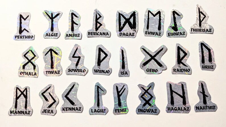 Norse Runes, Rune Stickers, Viking Stickers, Witchy Stickers ...