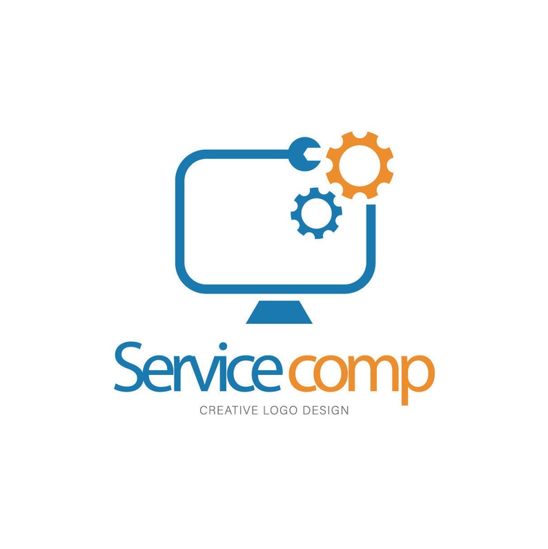 Computer Data Service Logo Design | Etsy
