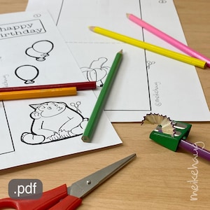 Gorille - Carte pop-up à réaliser soi-même – Fiche PDF à télécharger