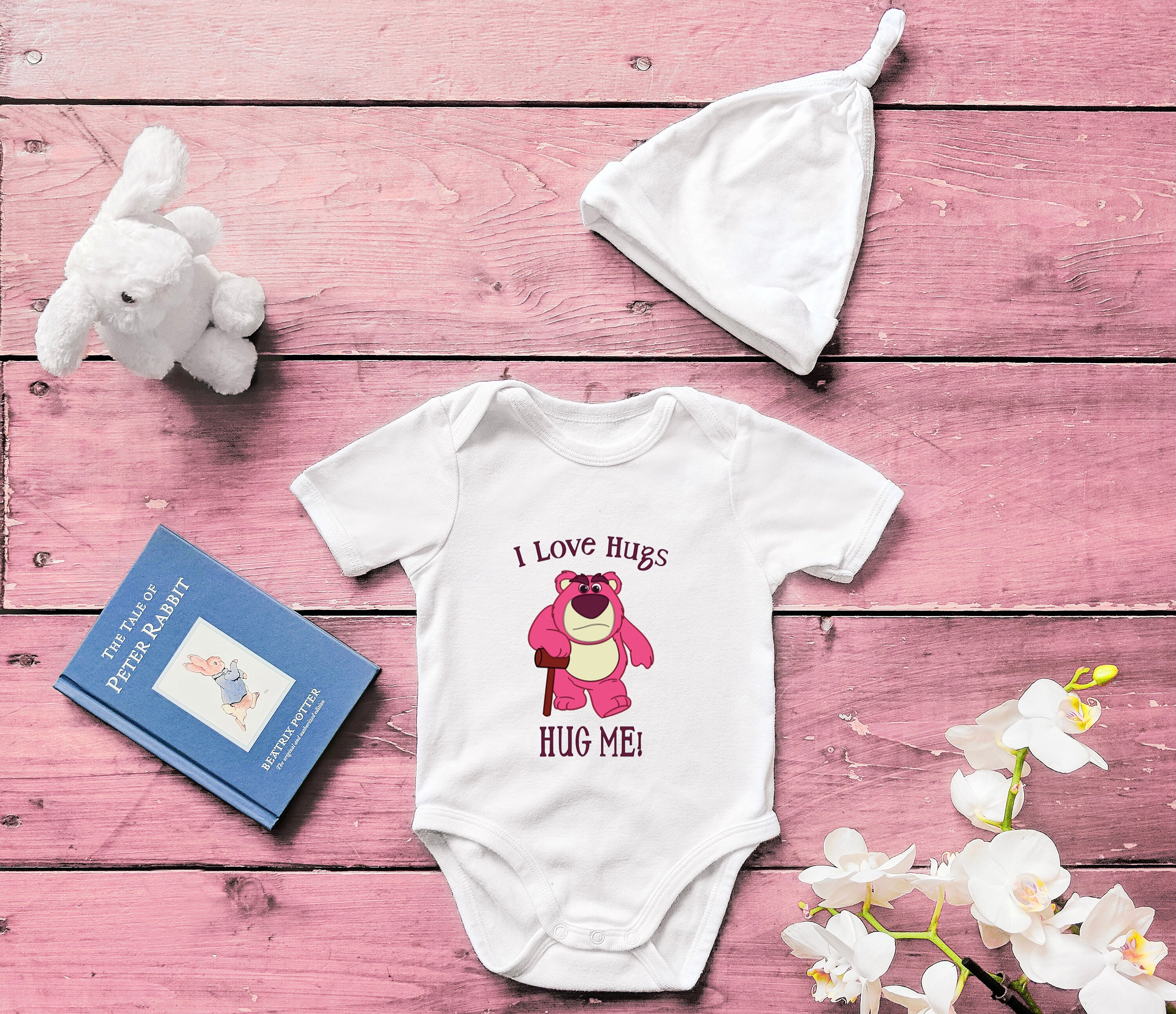 Lotso Onesie Toy Story Onesie Pink Onesie Cute Onesie Etsy