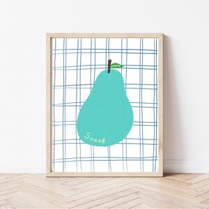 Printable Wall Art, Kitchen Wall Art, Printable Wall Decor,Printable Art for Kitchen,Nursery Wall decor,Digital Wall Decor,Pear Painting