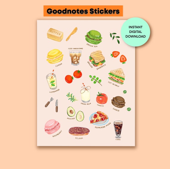 Printables - Food Stickers