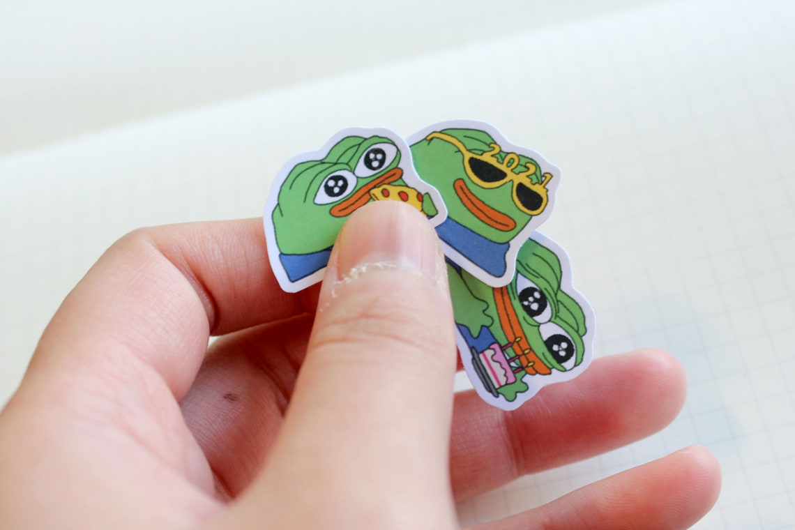 PEEPO Party Sticker Pack by Silly Possums 2021 Pepe Stickers Etsy