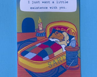 Little Existence Cute Mice Card