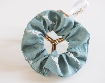 Chouchou scrunchie BIO Plume d'eau