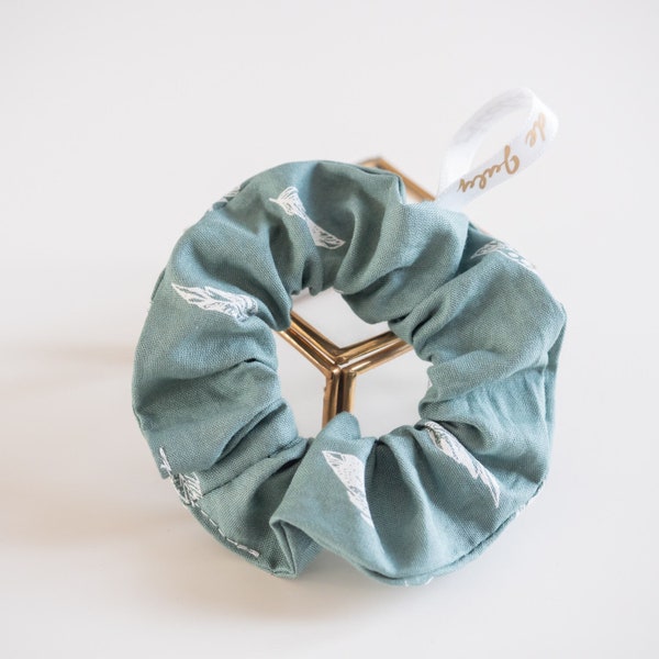 Chouchou scrunchie BIO Plume d'eau