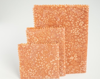 Bee Wrap Amaranth - 100% natuurlijke, handgemaakte bijenwasfolie voor voedselverpakkingen, wasbaar en herbruikbaar.