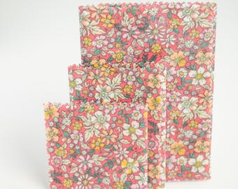 Bee Wrap Velita - Emballage alimentaire 100% naturel en cire d’abeille fait main, lavable et réutilisable