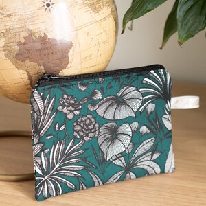 Pochette trousse plate en tissu Bio Tropic image 3