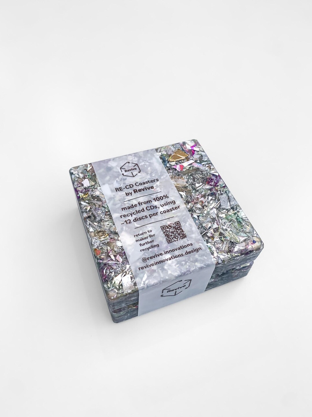 Recycled CD Desk Coasters | Eco-friendly Home Decor - Etsy