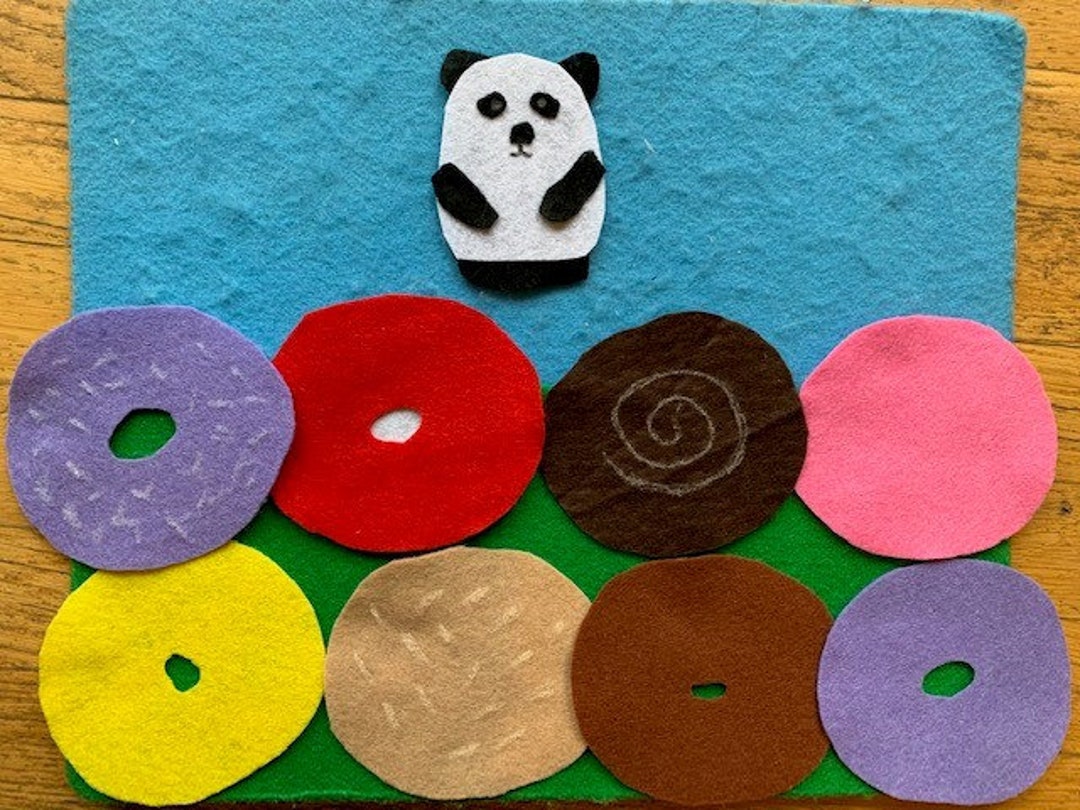 Please Mr. Panda Felt Set - Etsy