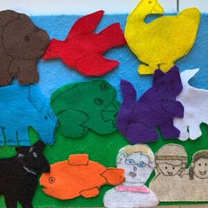 Brown Bear Brown Bear What Do You See? Felt Set - Etsy