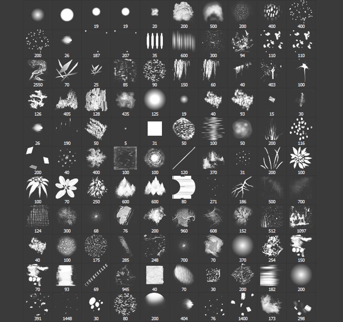 3000 Adobe Pinsel Designer & Professional Brushes Etsy