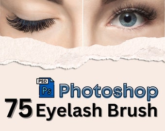 75 pinceles para pestañas de Photoshop: colección de pinceles profesionales y de diseñador de Adobe Photoshop Pinceles para Photoshop en el Reino Unido