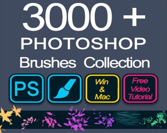 Más de 3000 pinceles de Adobe Photoshop: colección de pinceles para diseñadores y profesionales Pinceles para Photoshop en el Reino Unido