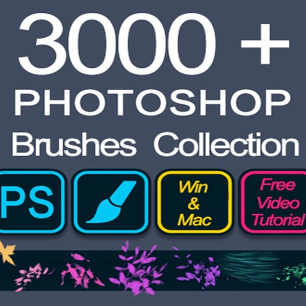 3000+ Adobe Photoshop Brushes - Designer & Professional Brushes Collection Photoshop-Pinsel in Großbritannien