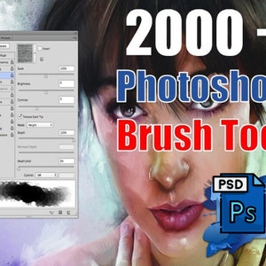 2000+ Adobe Photoshop Brush Tool for Designer / Professional Photoshop Brushes in the UK