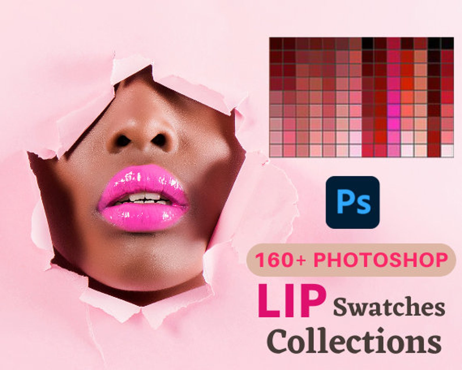 photoshop-160-lip-swatch-preset-photoshop-swatches-lip-colors