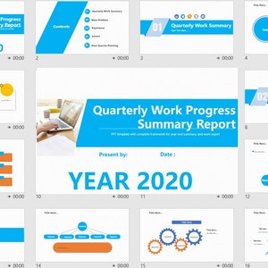 Quartery Work Progress Summary Report