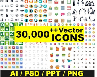 30,000+ Apps Icons - Designer & Professional Icons Collection