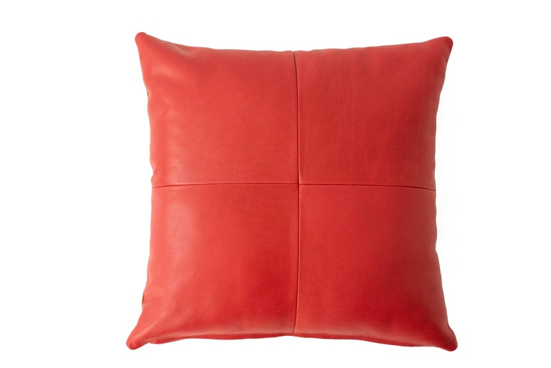 Sustainable Leather Pillows Etsy
