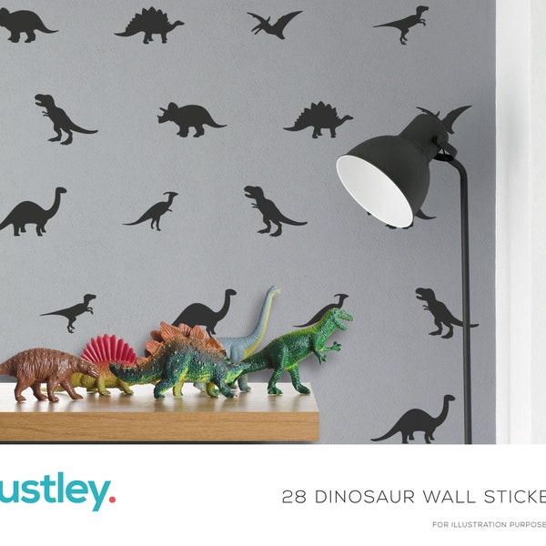 Dinosaur Wall Decal Etsy UK