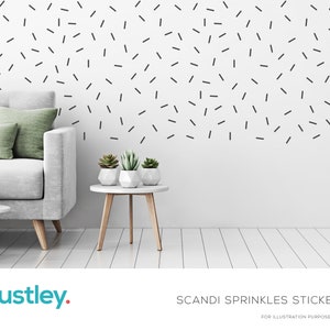 Sprinkle Stickers Small, Sprinkle Wall Decals, Sprinkle Wall Art