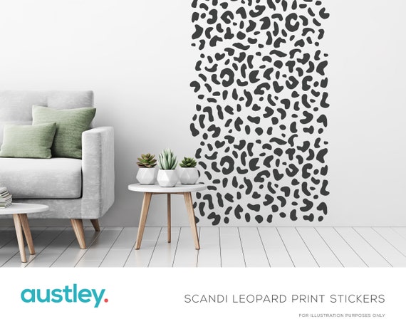 Leopard Print Wall Decal, Animal Print Decor, Nursery Decor