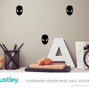 50 stickers masques d'araignée super-héros, Stickers muraux super-héros, Art mural super-héros, Stickers muraux, Stickers muraux, Chambre à coucher, Chambre de bébé, Salle de jeux