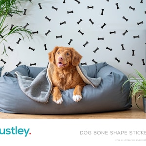 Dog Bone Shape Stickers, Pet Bone Decals, Wall Decals, Wall Art, Wall Decals, Wall Art, Wall Stickers, Office, Utility, Bedroom, Living Room