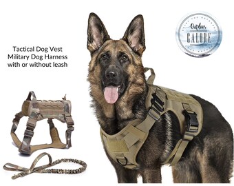 military dog harness