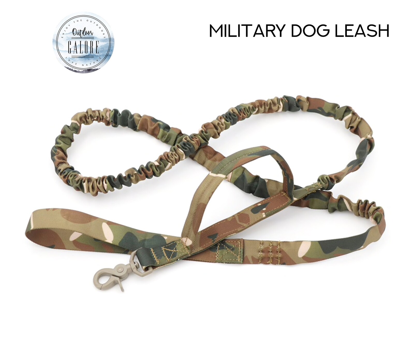 Military Tactical Dog Leash Stretch Leash K9 German Shepherd 2 Etsy
