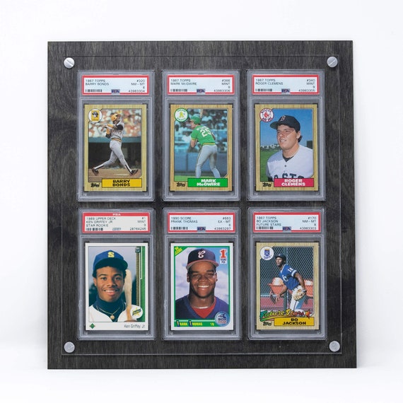 Legacy 6card Frame PSA Graded Card Display Sports & Etsy