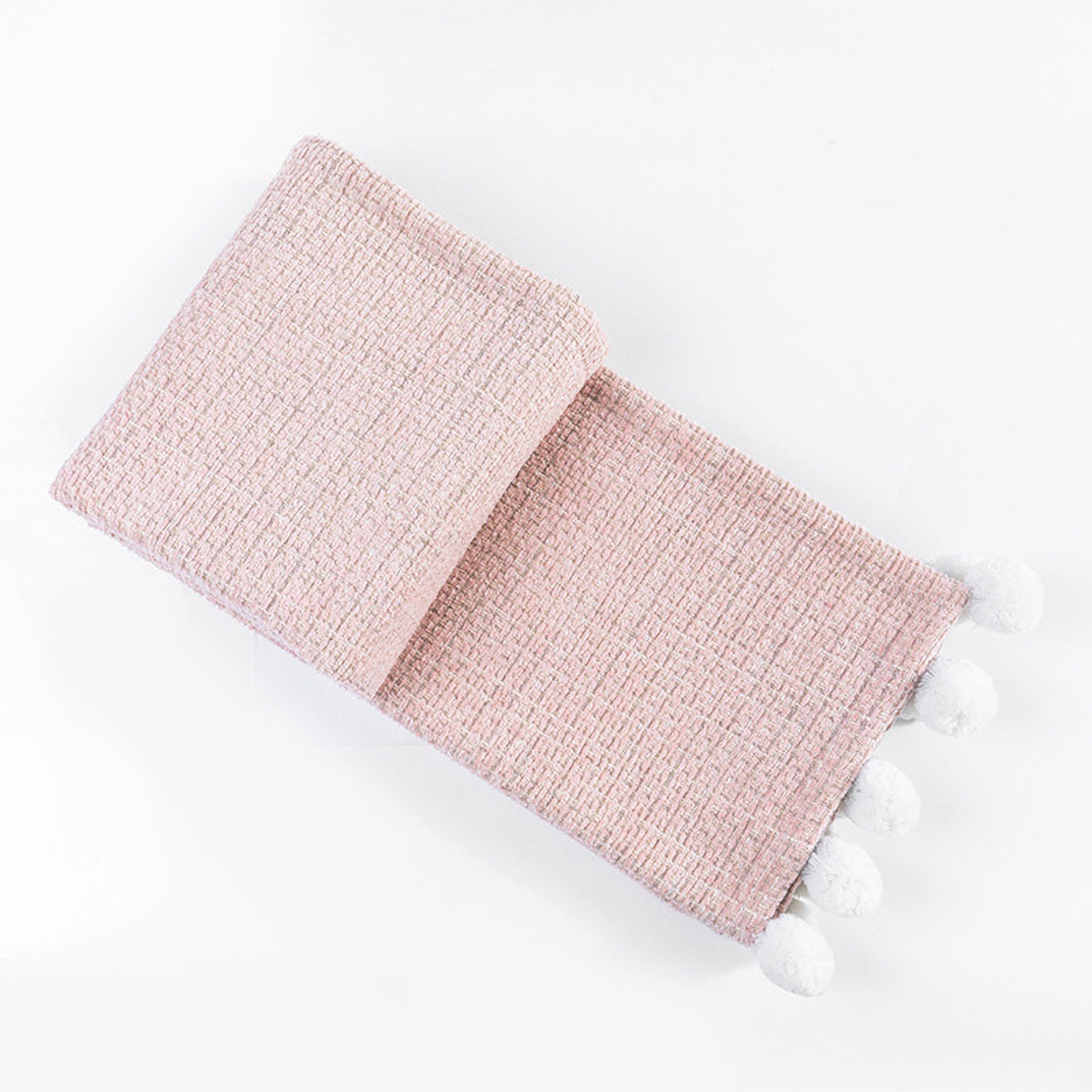 Light Pink Blanketweighted Blanketdecorative Blanket High Etsy