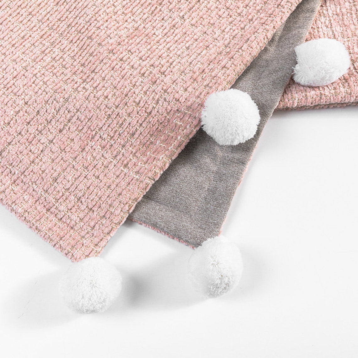 Light Pink Blanketweighted Blanketdecorative Blanket High Etsy