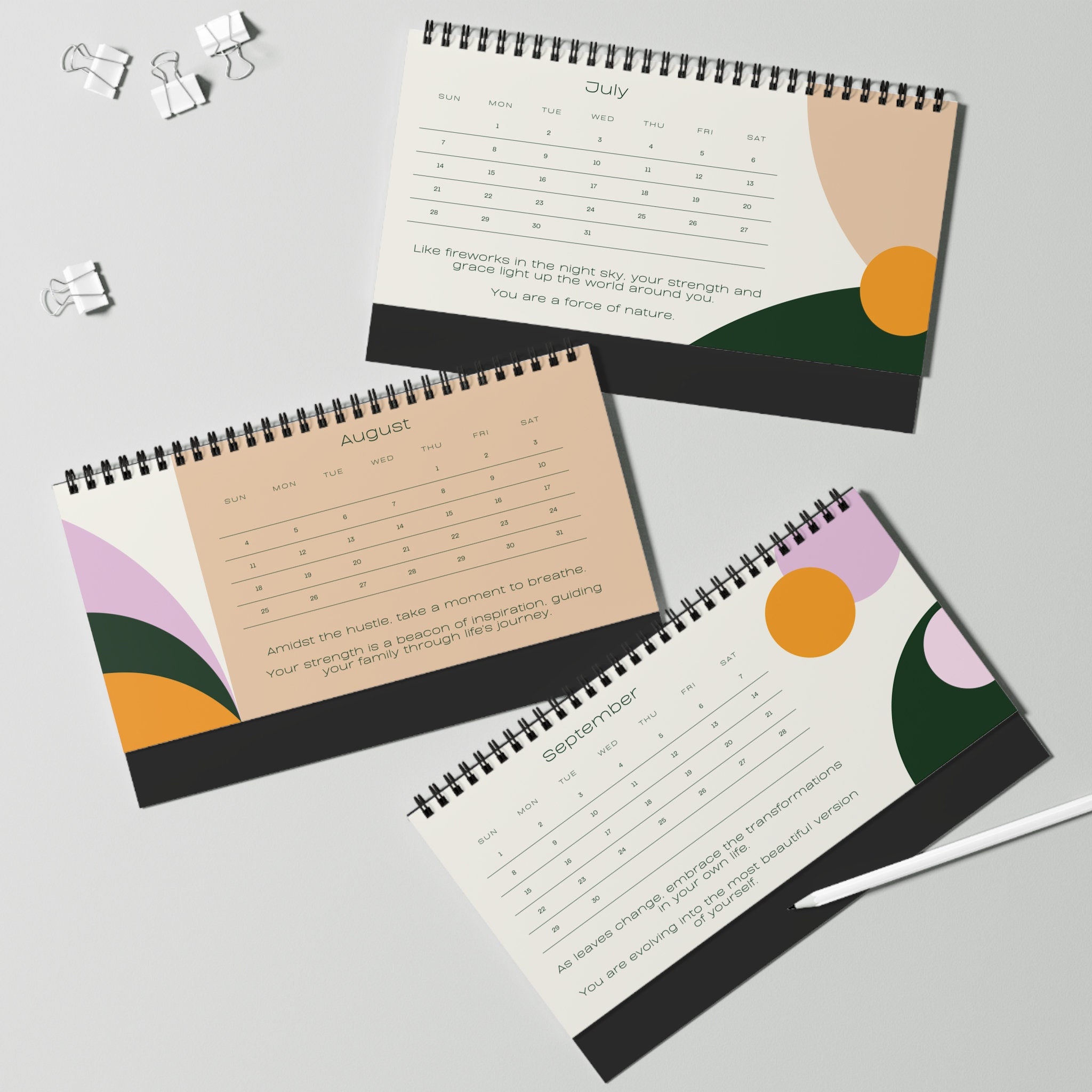 Gift for Mom 2024 Calendar Inspiration Affirmation Motivation for