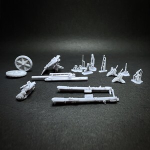 Canon Allemand FH18/40 105mm 1/72 ACE - Maquette Militaire Rare Avec Pièces Métal