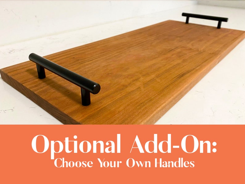 Add On Metal Handles Customize Your Serving Board Serving Etsy