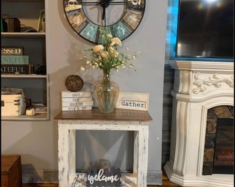 Farmhouse console table
