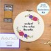 Anastasia Inspired Embroidery Kit - 'One step at a time, one hope, then another' by Amelia Stitches 
