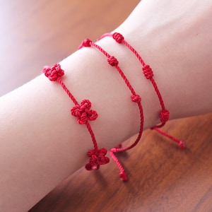 STRING of FATE Bracelet || love family couple friendship matching bracelet || red thread of destiny || anime your name || kimi no na wa